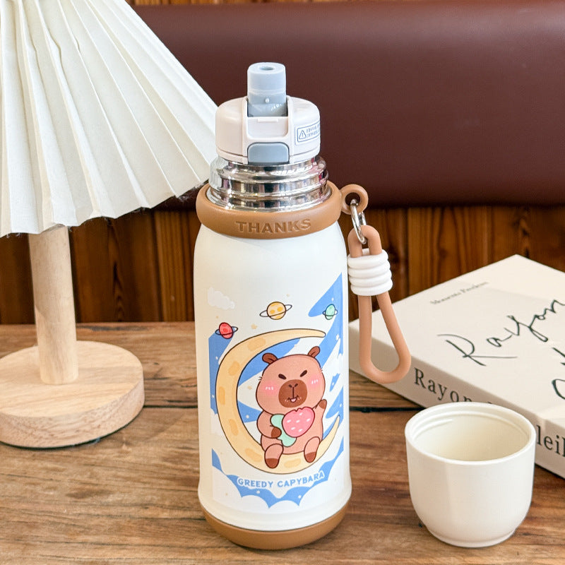 Insulated drinking bottle with cute animal design Bowlift