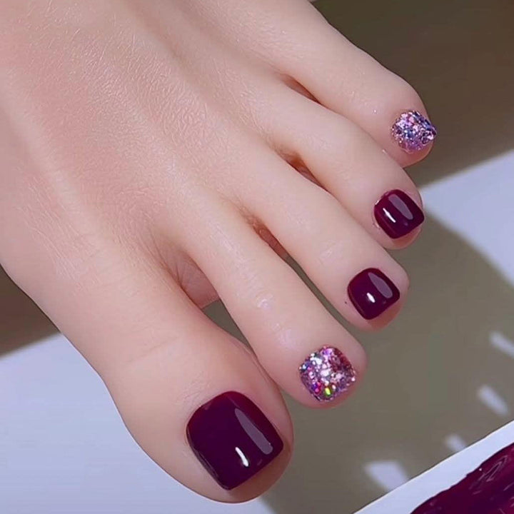 Artificial nails for foot care Bowlift