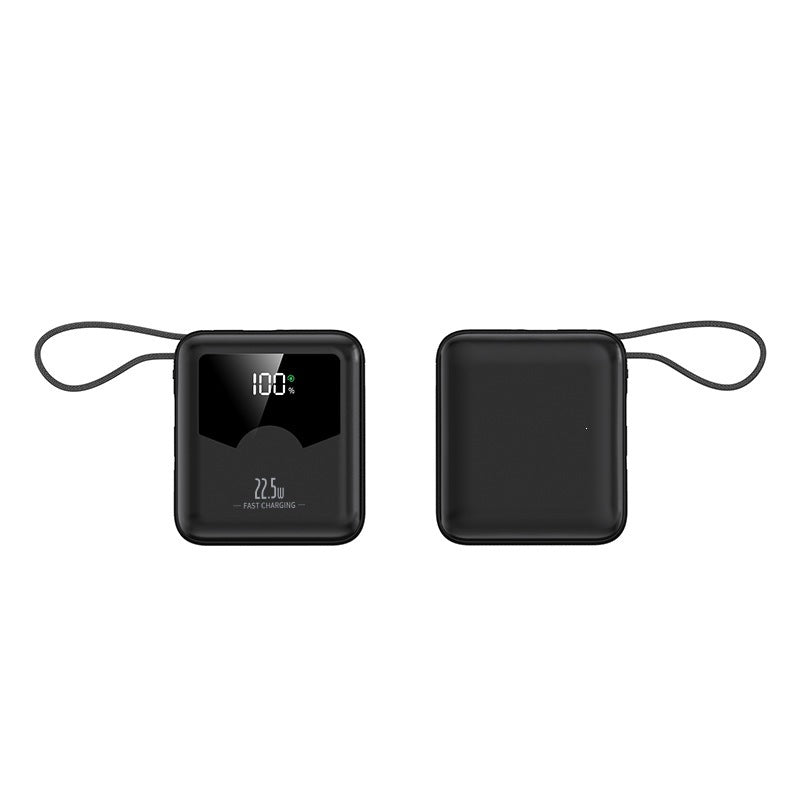 Portable power bank with digital charging display and fast charging function Bowlift