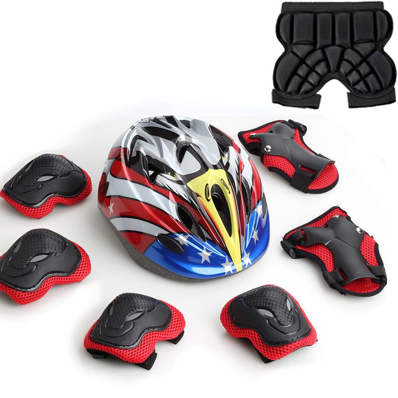 Safety Helmet and Protective Gear Set Bowlift