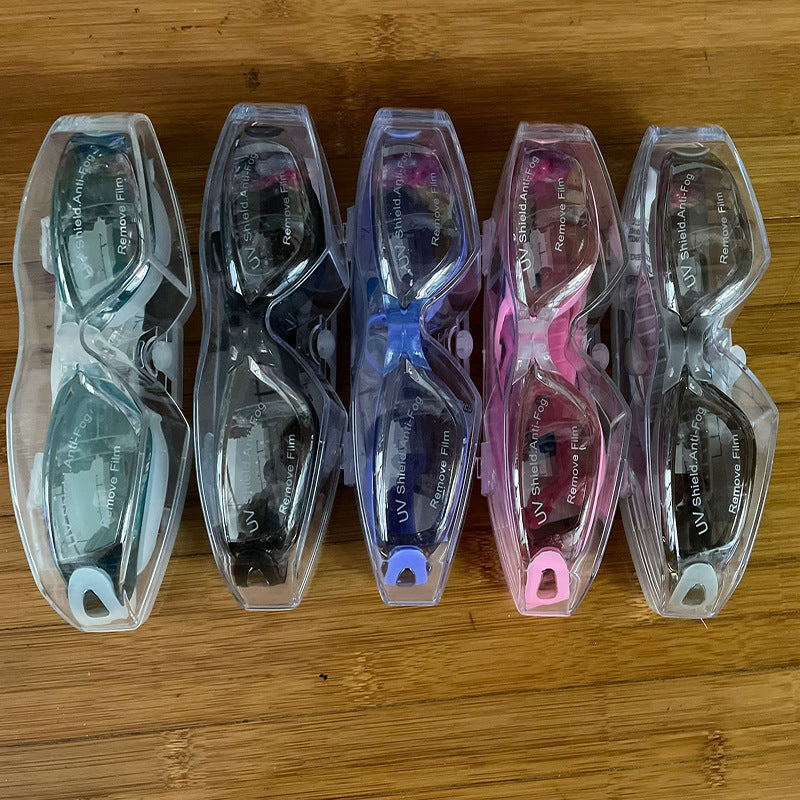 UV-Resistant Anti-Fog Swim Goggles Bowlift