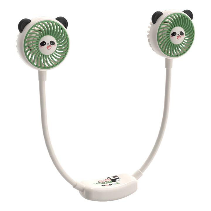 Women's Portable Neck Fan in Panda Design Bowlift