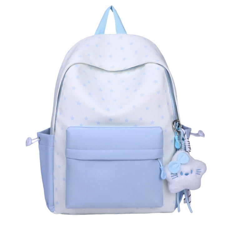 Everyday backpack with playful star design and additional front pocket Bowlift