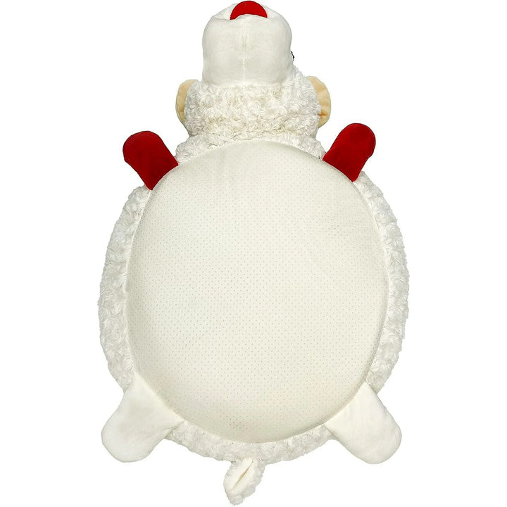 Plush Lamb-Themed Dog Bed