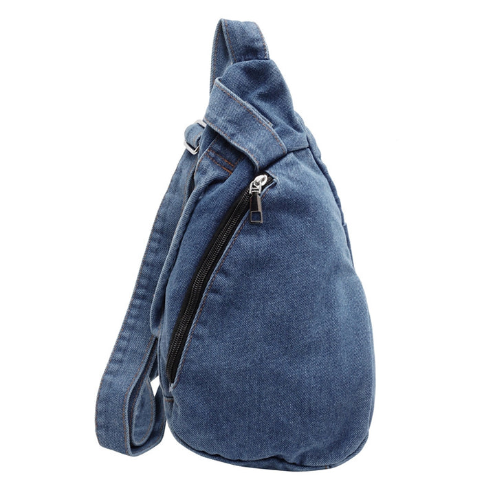Casual Denim Sling Bag Bowlift