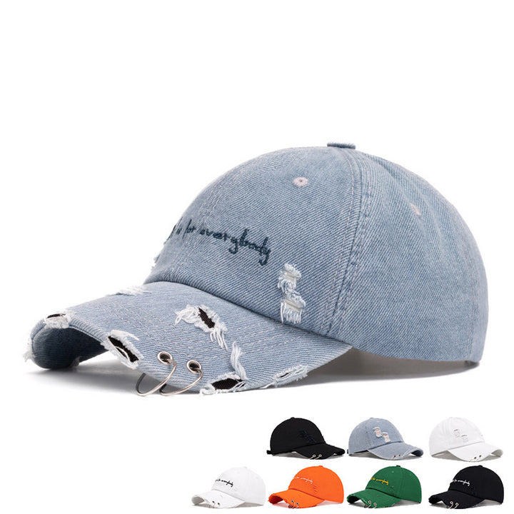 Unisex Distressed Graphic Baseball Cap Bowlift 1784270467