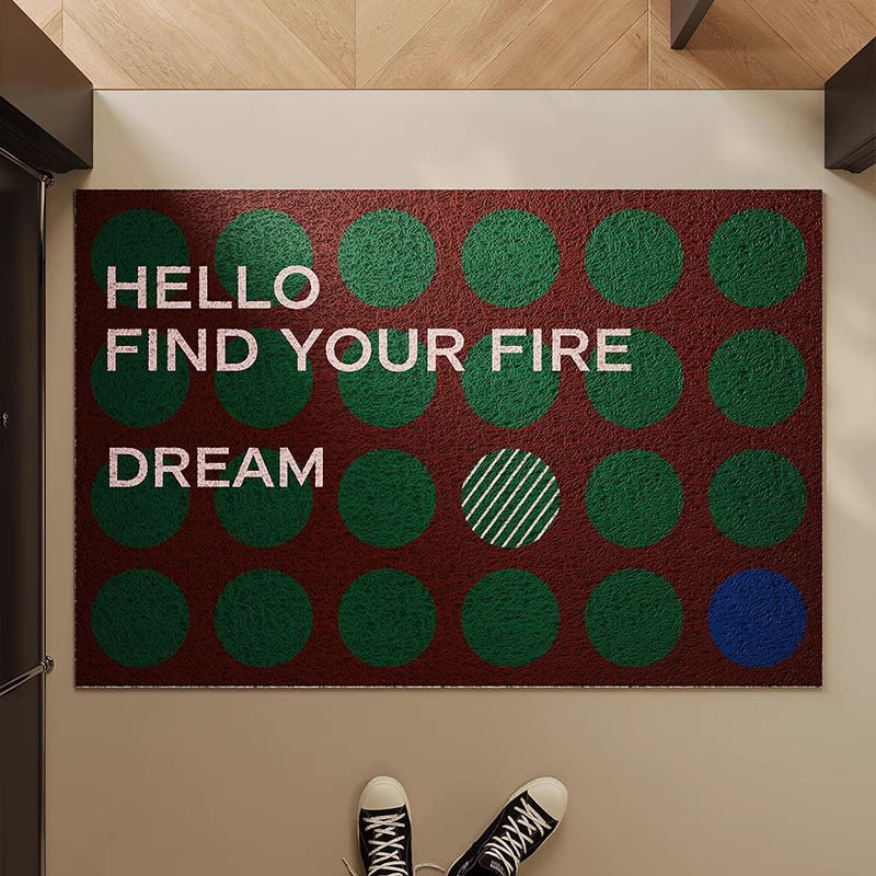 Welcome Message Indoor Doormat Bowlift