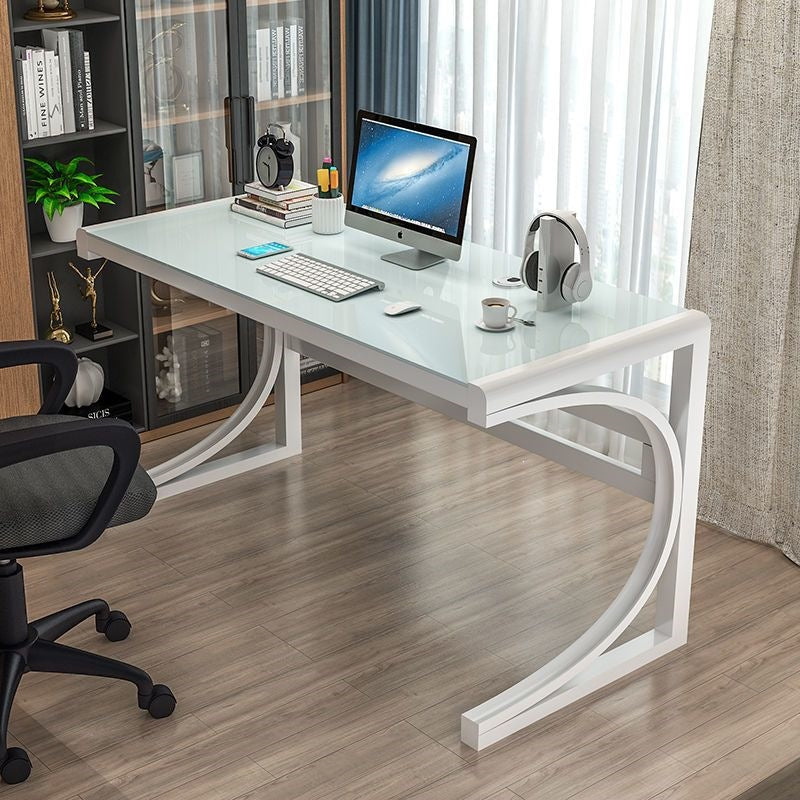 Modern Glass Desk Bowlift
