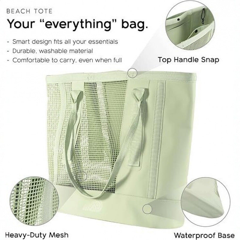 Spacious beach bag with breathable mesh area Bowlift