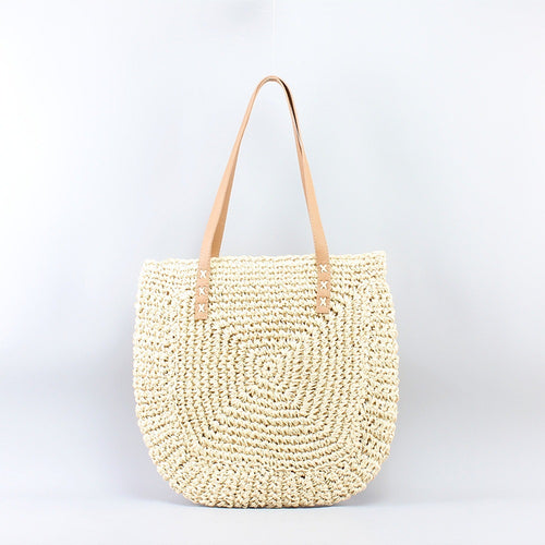 Large Braided Shopper Made of Natural Material Bowlift