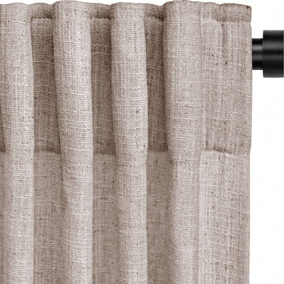 Sheer Linen Window Curtains Bowlift