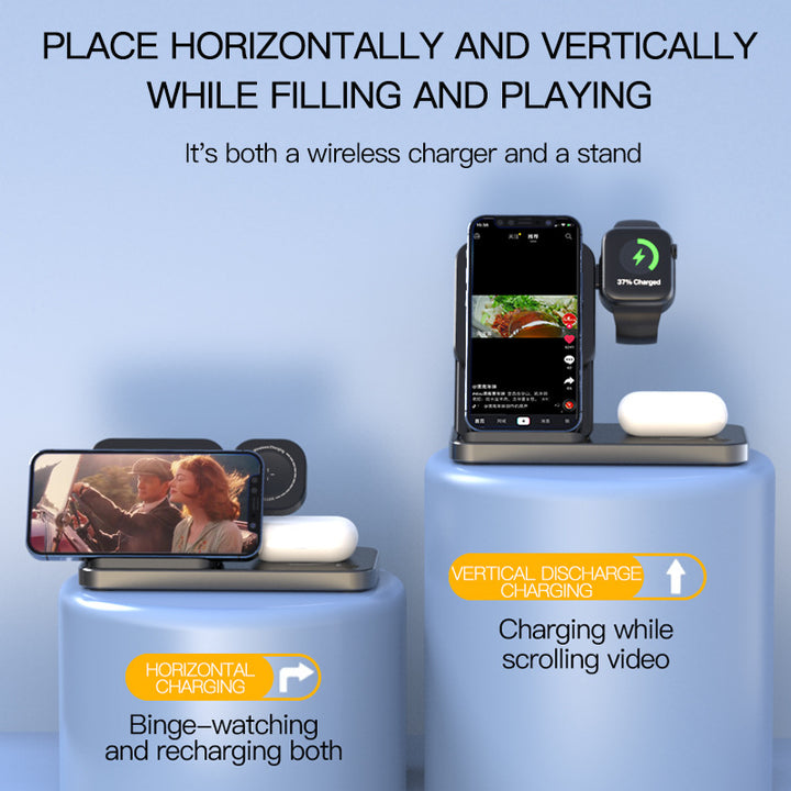 Unisex Wireless Charger with Multiple Connections from Bowlift