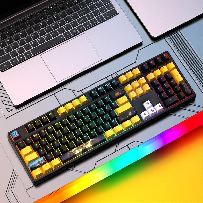 Custom Gaming Keyboard with RGB Backlighting Bowlift