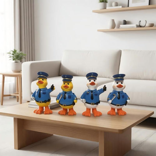 Funny police duck figure Bowlift