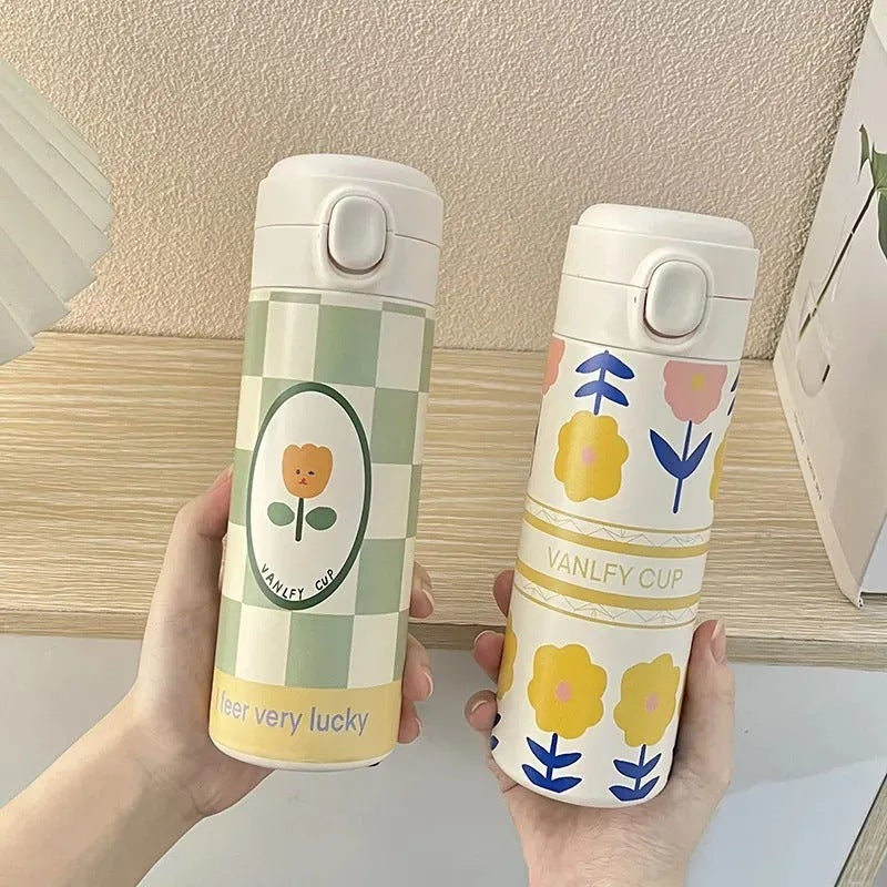 Women Insulated Drinking Bottle with Versatile Design Bowlift