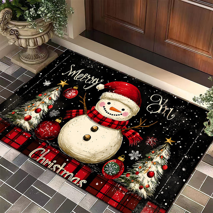 Decorative Christmas-Themed Entrance Mat Bowlift