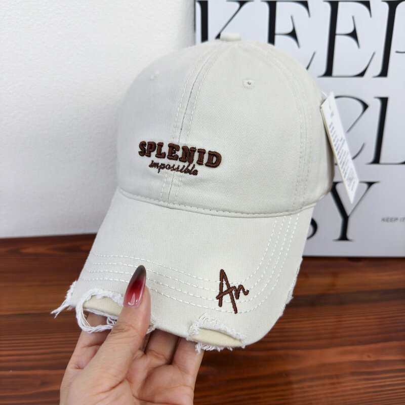 Women's Distressed Graphic Baseball Cap Bowlift