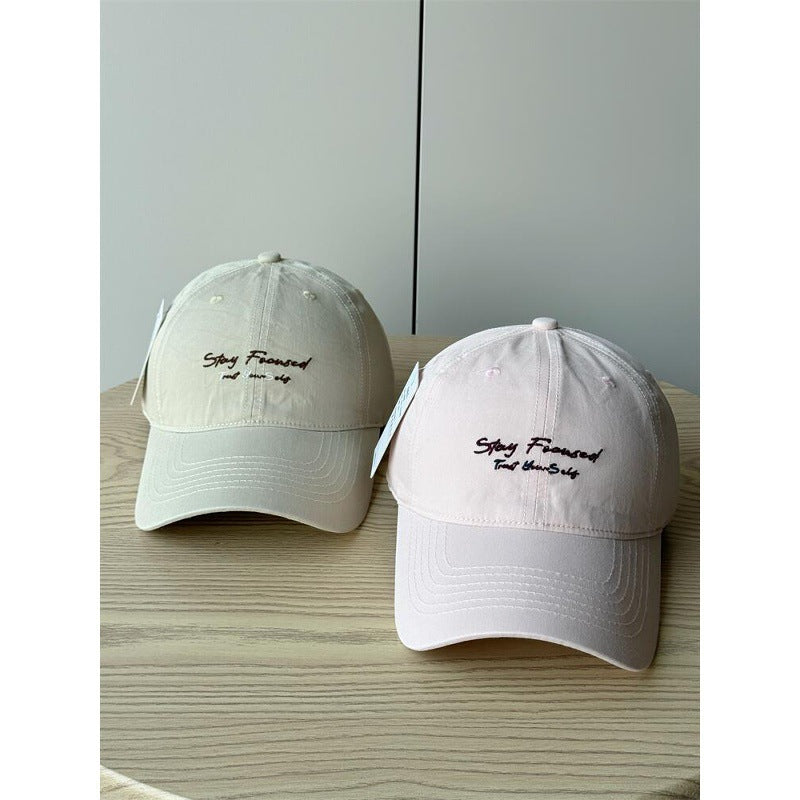 Men's Casual Cotton Embroidered Cap Bowlift