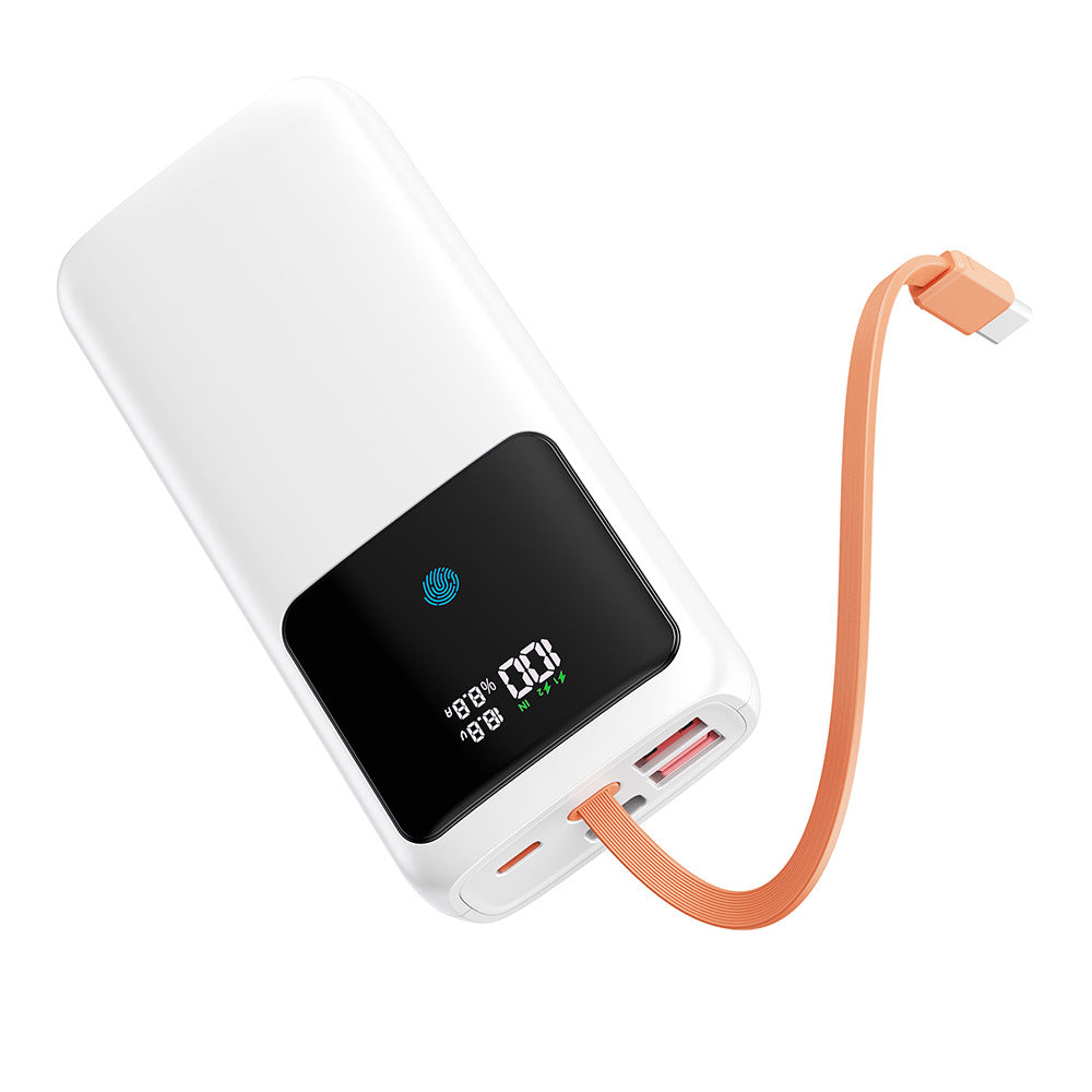 Power bank with integrated LED display and intelligent fast charging port Bowlift