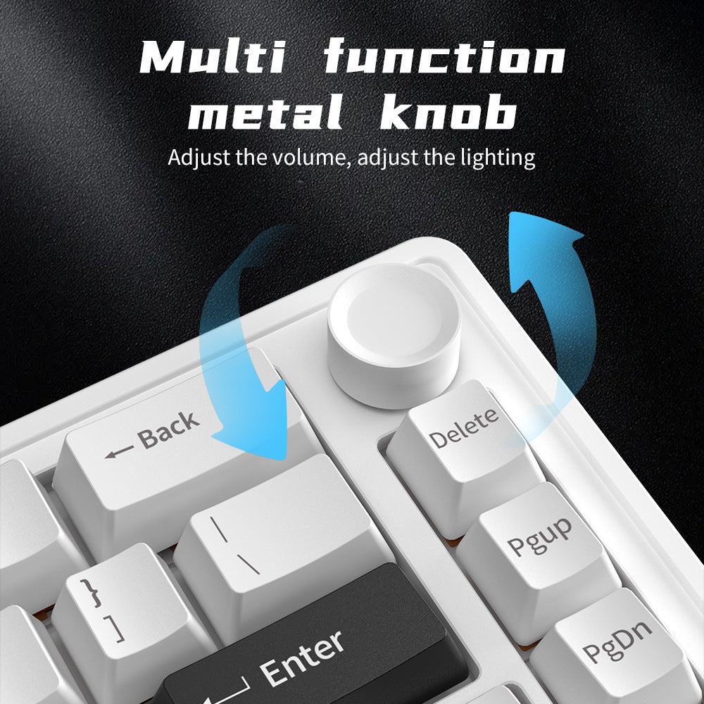 Wireless Mechanical Keyboard with Customizable Backlit Features Bowlift