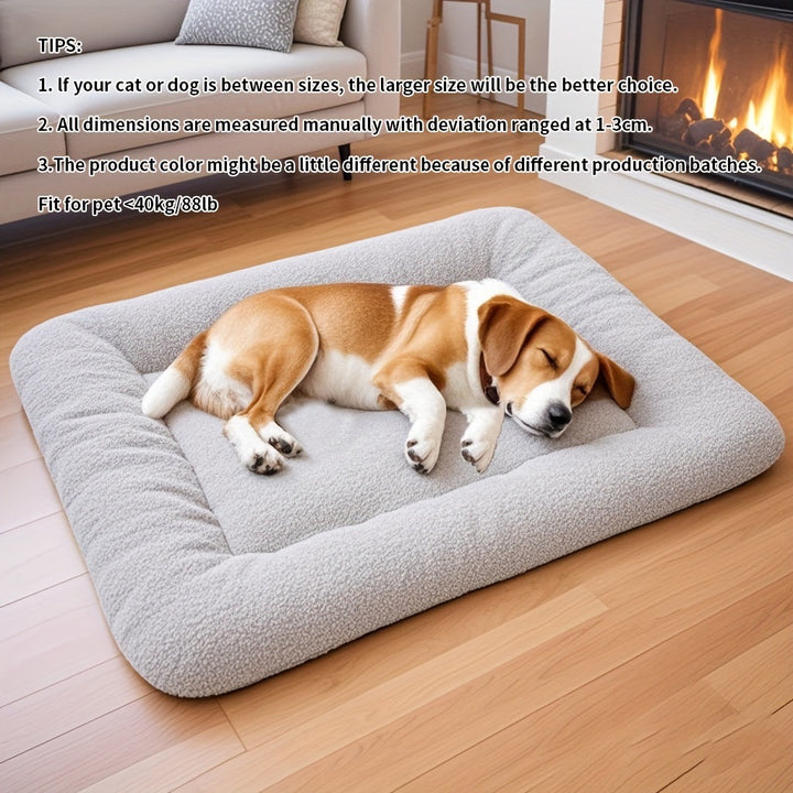 Plush Pet Comfort Mattress Dog Bed