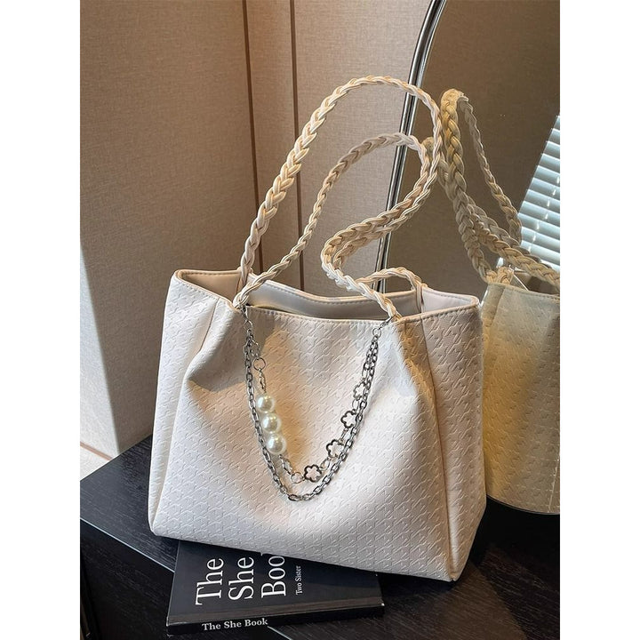 Chic Braided Handle Tote Bowlift