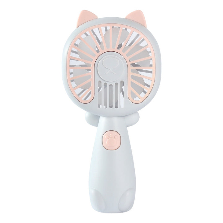 Cat-Themed Handheld Fan Bowlift
