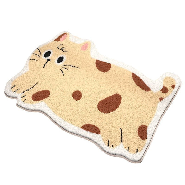 Decorative Cat-shaped Bath Mat Bowlift