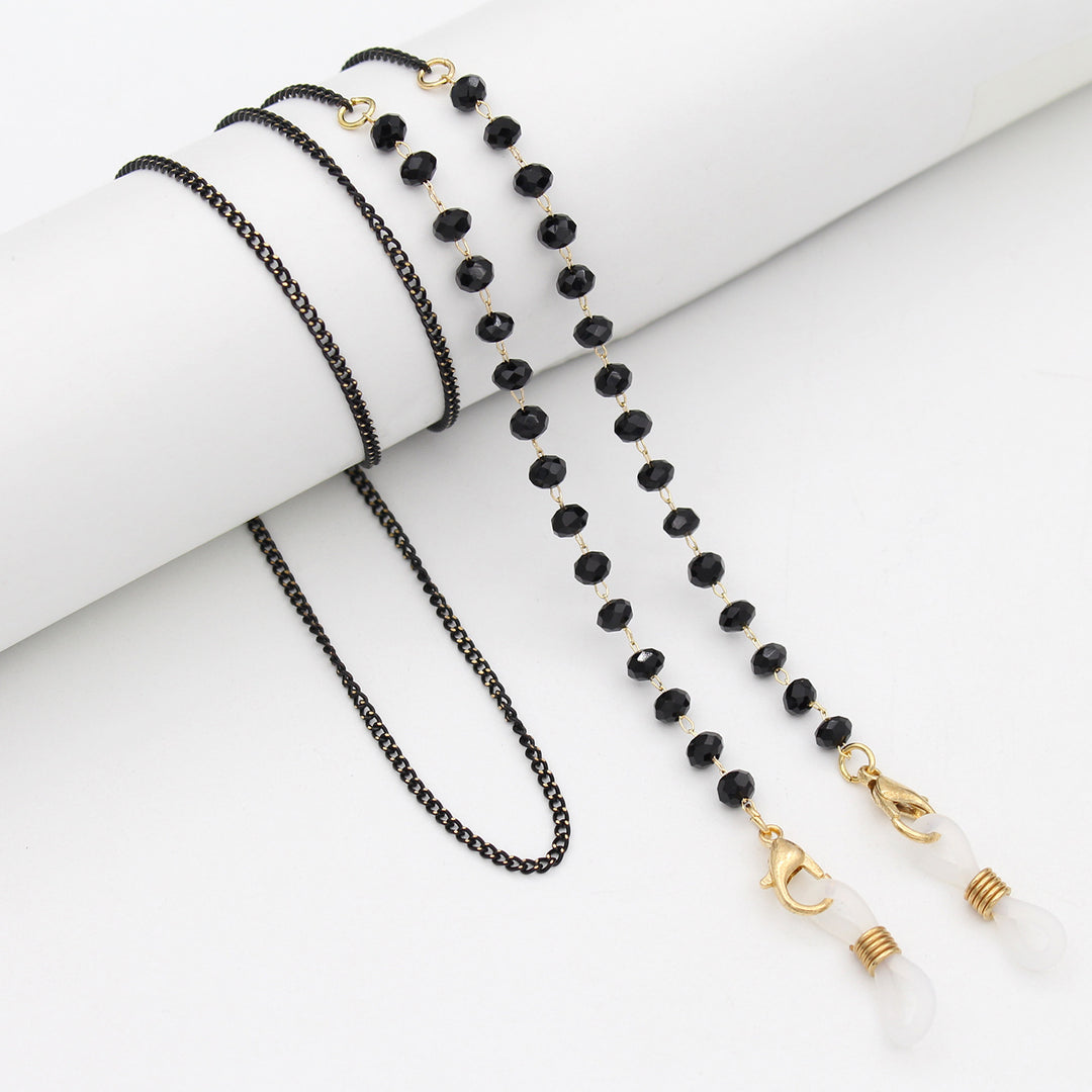 Multicolor Gemstone Eyewear Chain Bowlift