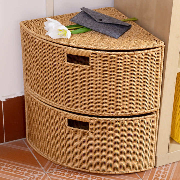 Corner Woven Storage Shelf Bowlift