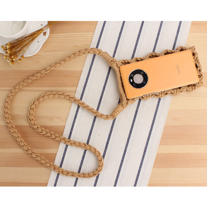Macramé Shoulder Bag in Creative Net Design Bowlift
