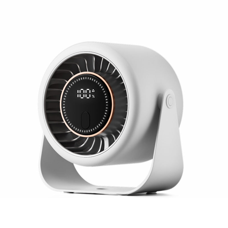 Women's portable hand fan with digital display Bowlift