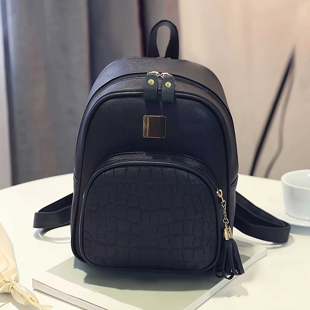 Fashionable backpack with structured material Bowlift