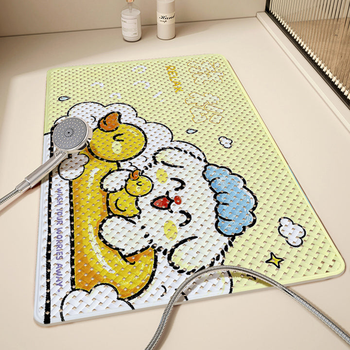 Fun-Themed Bathroom Mat