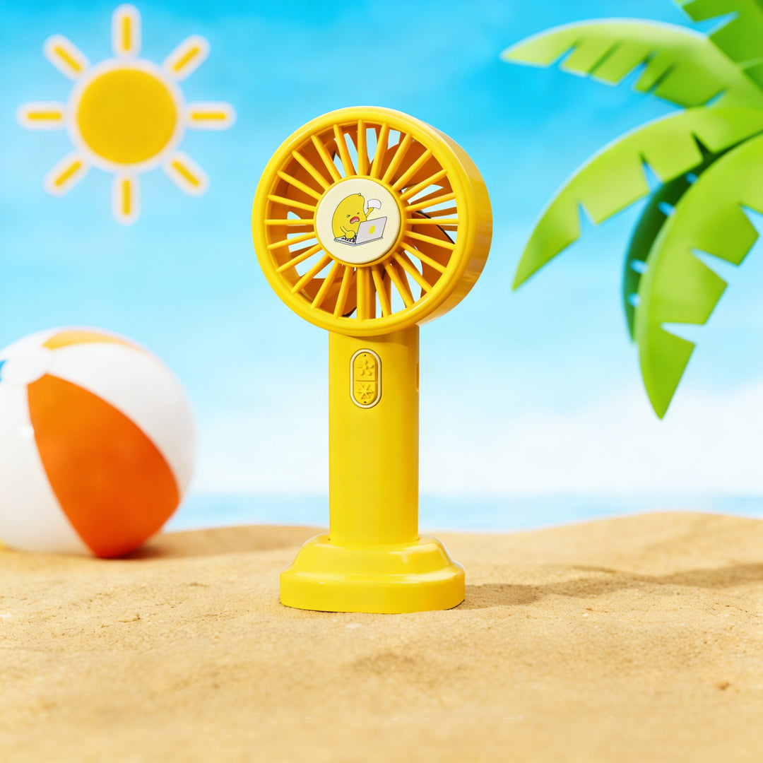 Women's Portable Hand Fan with Unique Design Bowlift
