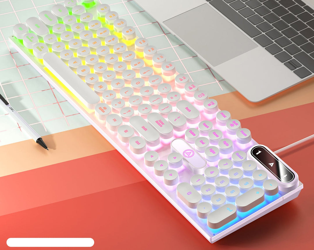 Retro Mechanical Keyboard Bowlift
