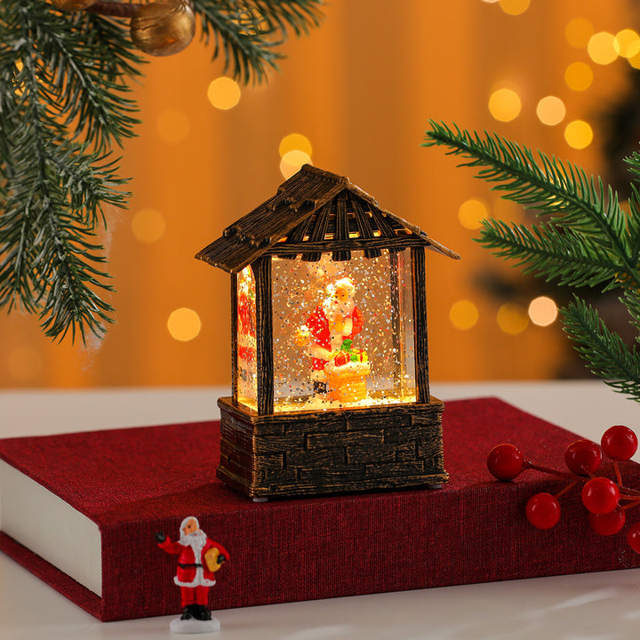 LED Illuminated Christmas Diorama Bowlift