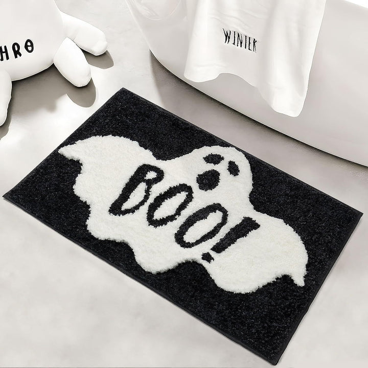 Halloween-Themed Ghost Bath Mat Bowlift