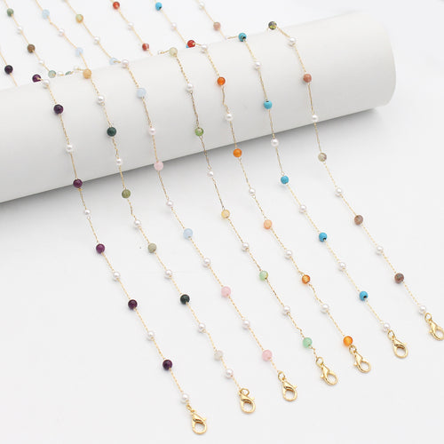 Elegant Multi-Color Eyewear Chain Bowlift