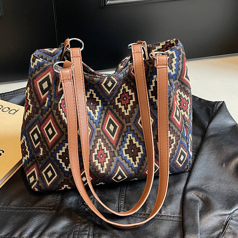 Bohemian Style Woven Handbag
