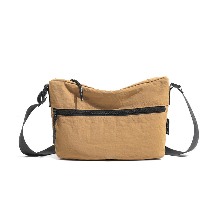 Compact Crossbody Bag with Multiple Zippered Pockets Bowlift