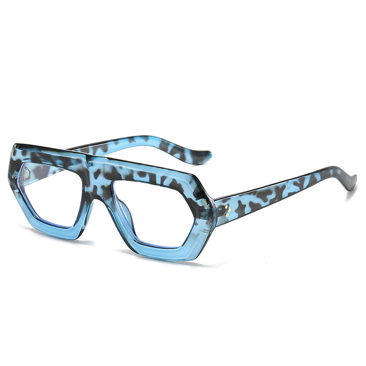 Women's fashionable optical glasses in extravagant hexagon design Bowlift