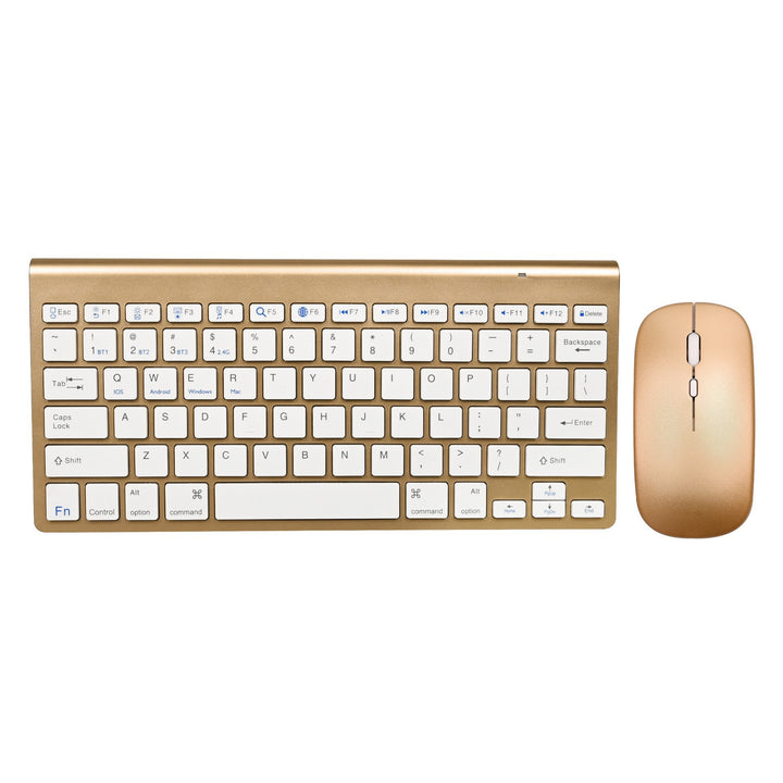 Wireless Compact Keyboard and Mouse Set Bowlift