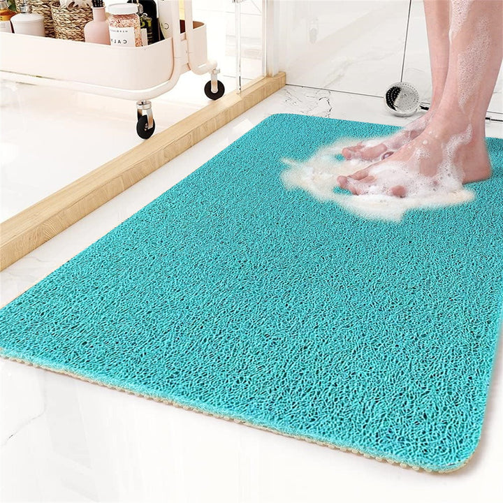Ultra-absorbent quick-dry textured shower mat with non-slip backing Bowlift