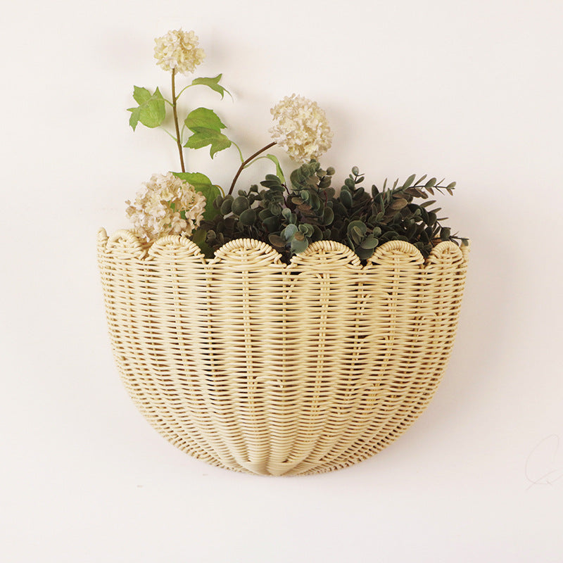 Decorative Woven Flower Pot Bowlift