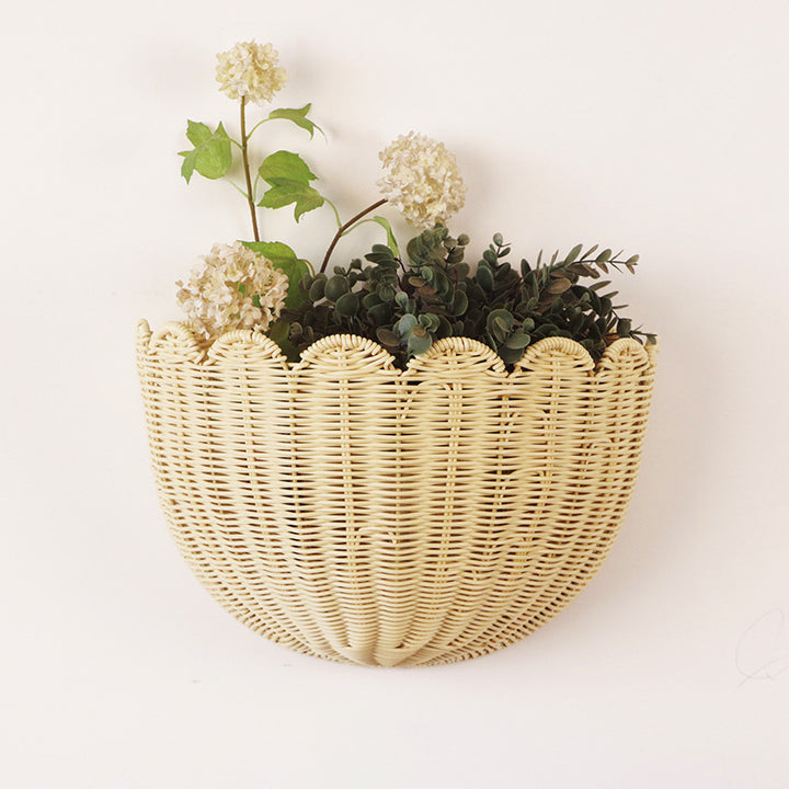 Decorative Woven Flower Pot Bowlift