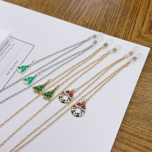 Festive Christmas Tree Eyewear Chain Bowlift
