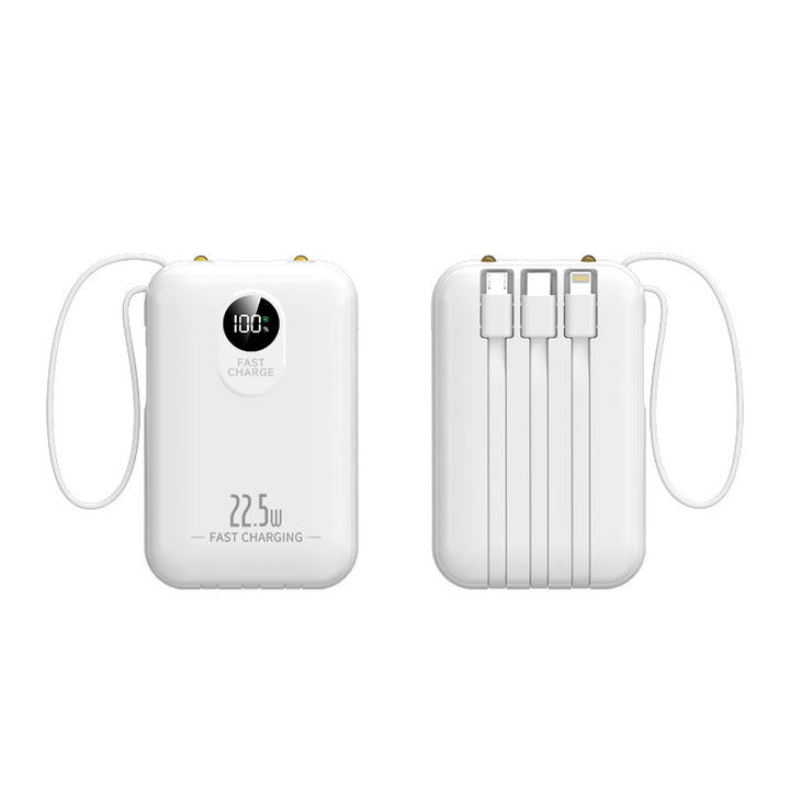 Portable power bank with fast charging function and LED display Bowlift