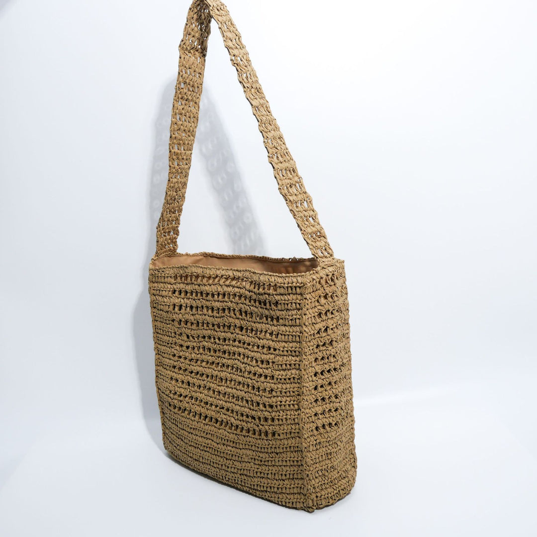 Handbag Made of Natural Weave Bowlift