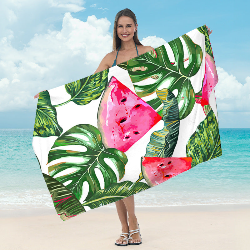 Beach towel with artistic mandala design Bowlift